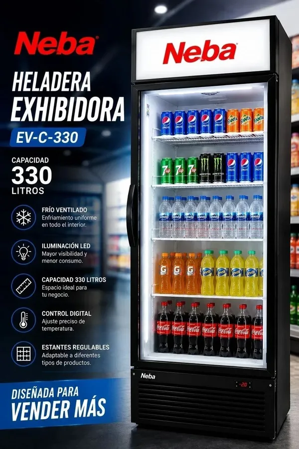 Exhibidora Neba EVC330 330LTS