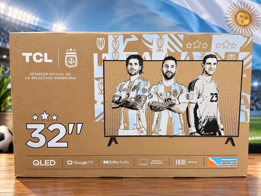Smart TV 32"TCL Qled C/Google TV