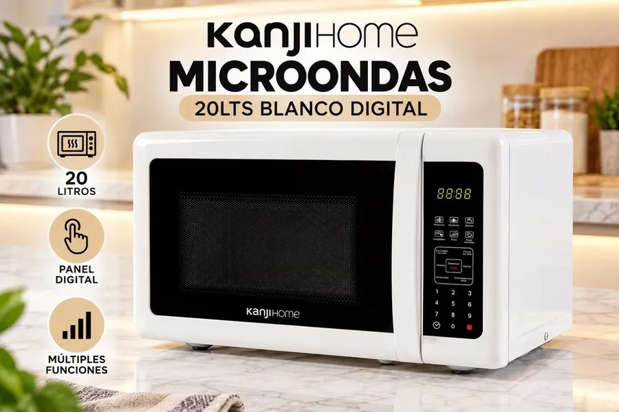 Microondas Kanjihome Digital 20LTS Blanco