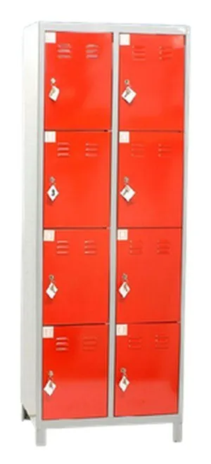 Locker de 8 puertas y llave cerradura ANCLAMAR