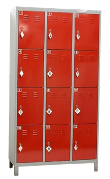 Locker de 12 puertas y llave cerradura ANCLAMAR