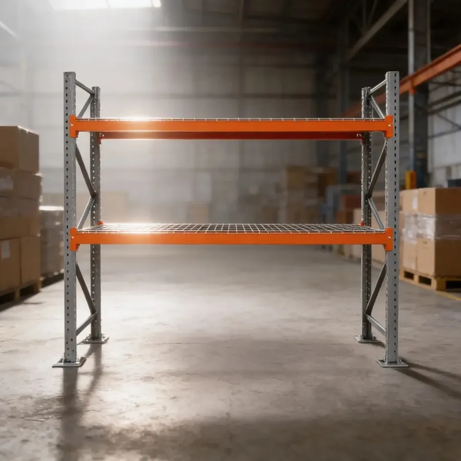 RACKS INDUSTRIALES 3 ALTO 1 MTS PROFUNDIDAD VIGA 2300 para 2400 por nivel 2 nieveles tramo inicial